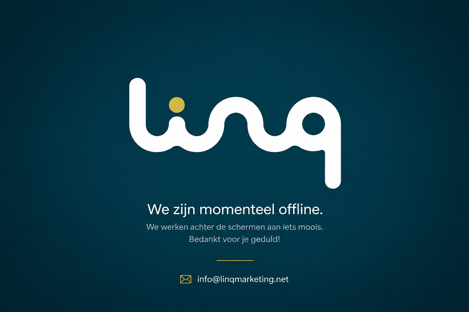 Linq Marketing - tijdelijk offline